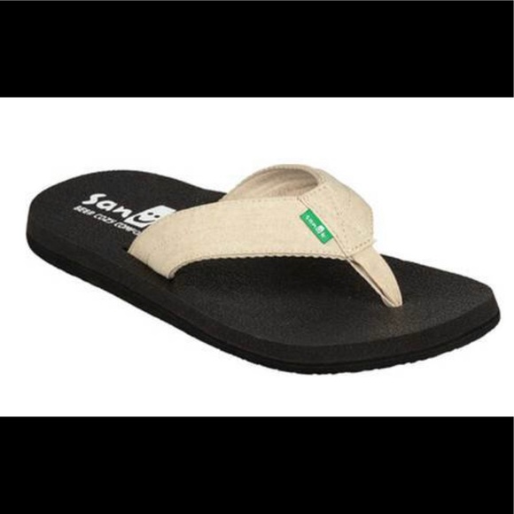 Sanuk Other - NWT Sanuck Men’s Beer Cozy Coaster Flip-flops